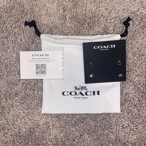 New coach earrings